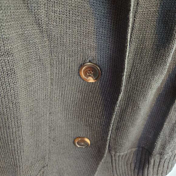 Women's Gray Cape One Size Fits Small - Large Removable Collar Coat Jacket - Picture 5 of 9